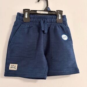 Kids Navy Drawstring Pull-On Shorts.  New with Tags
